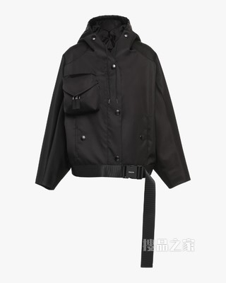 Re-Nylon 再生尼龙华达呢兜帽式夹克
