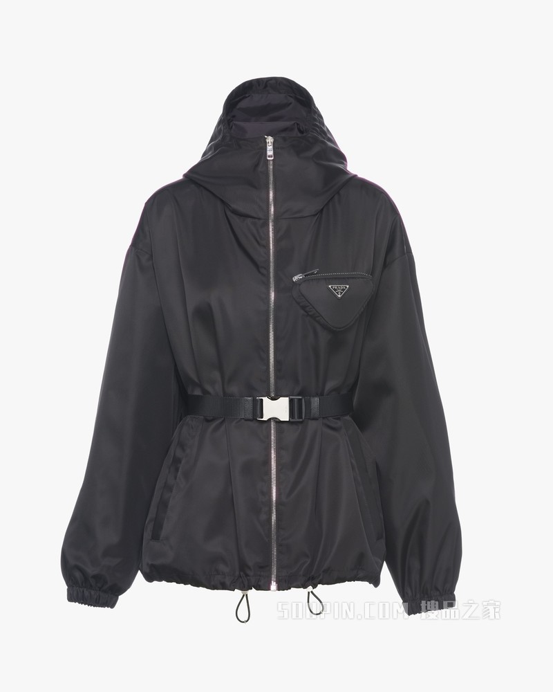 Re-Nylon 再生尼龙兜帽式夹克