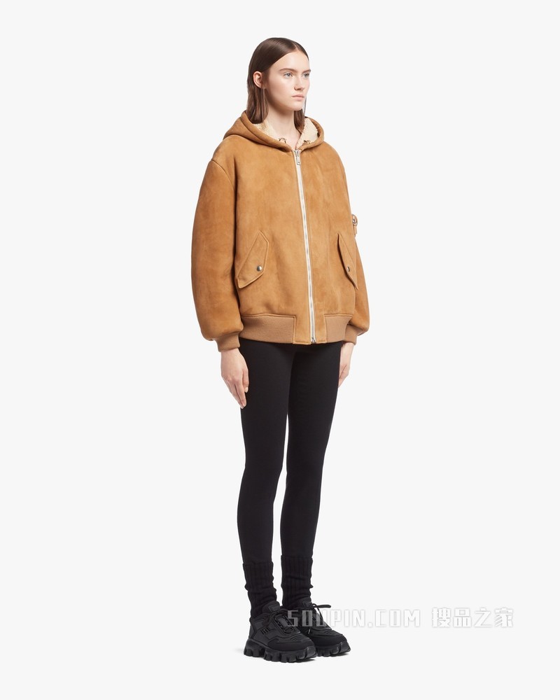 PRADA 新作 エメ 上品 ショルダーバッグ 本革レザー 黒 Aimee