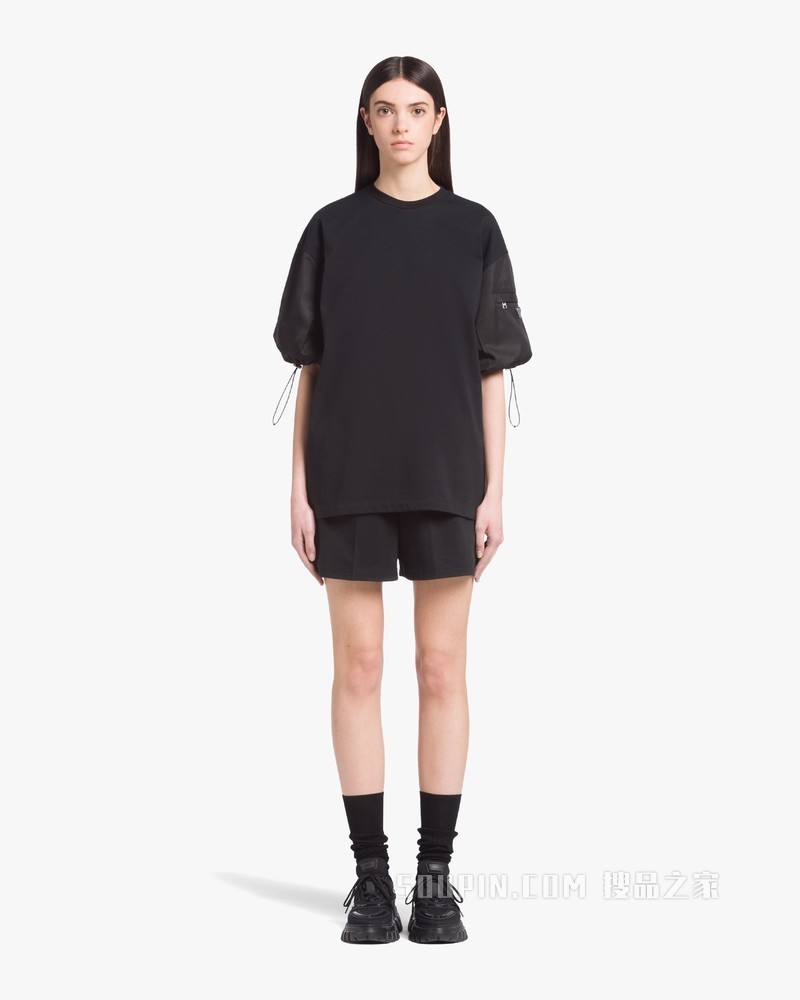 Re-Nylon 再生尼龙平纹针织卫衣