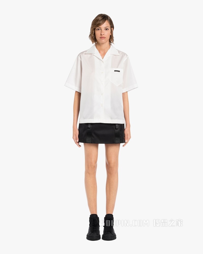 Re-Nylon再生尼龙华达呢短袖衬衫