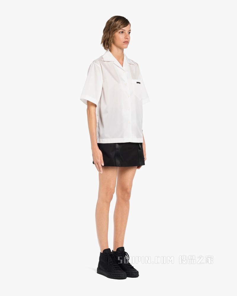Re-Nylon再生尼龙华达呢短袖衬衫