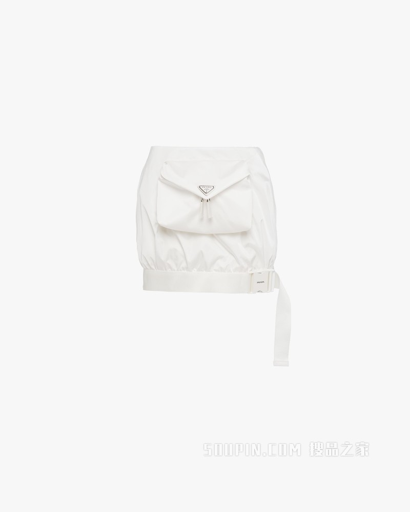 Re-Nylon 再生尼龙华达呢半身裙