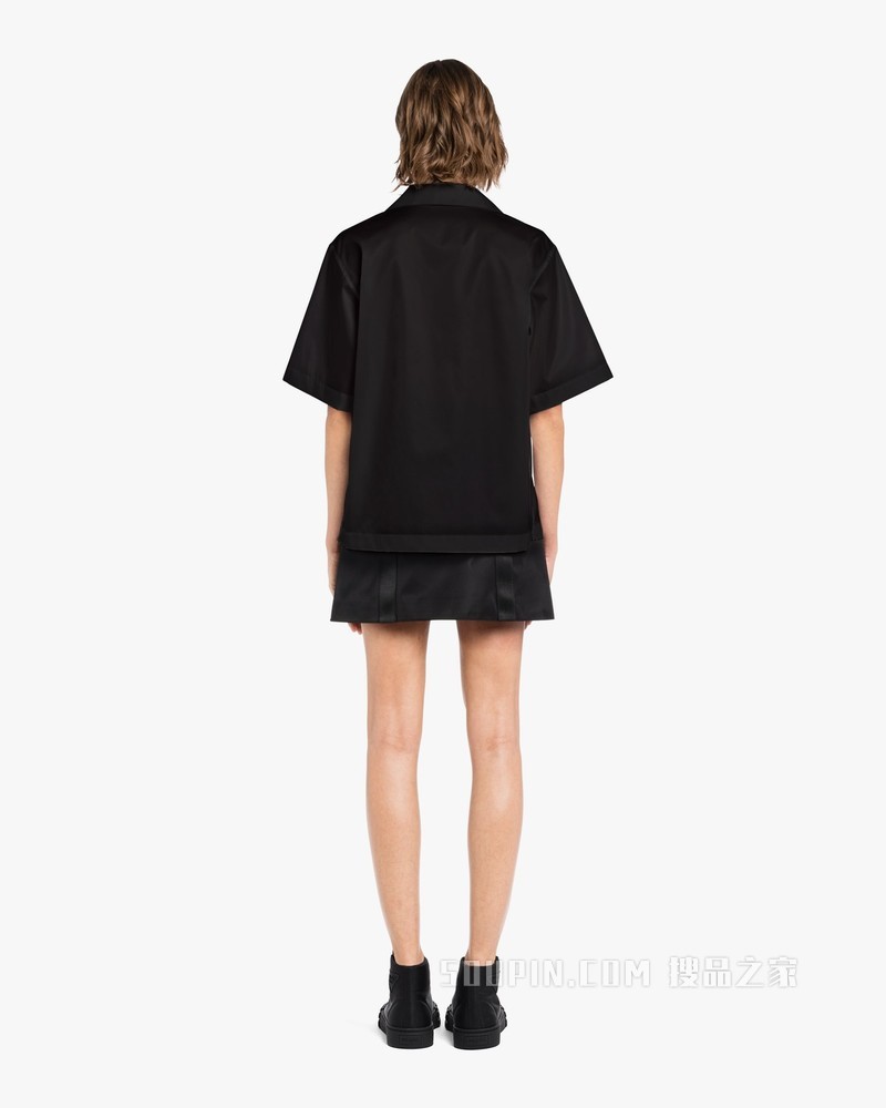 Re-Nylon再生尼龙华达呢短袖衬衫
