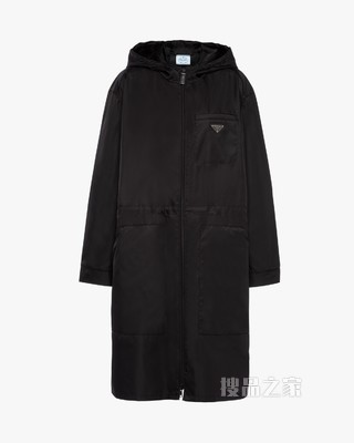 再生尼龙华达呢大衣