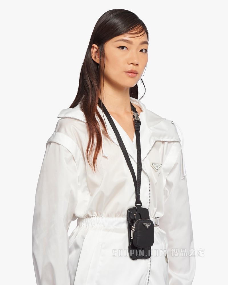 挂绳式尼龙手机套