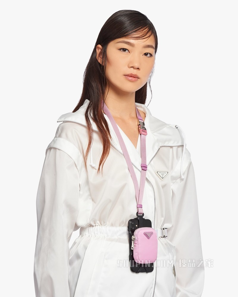 挂绳式尼龙手机套