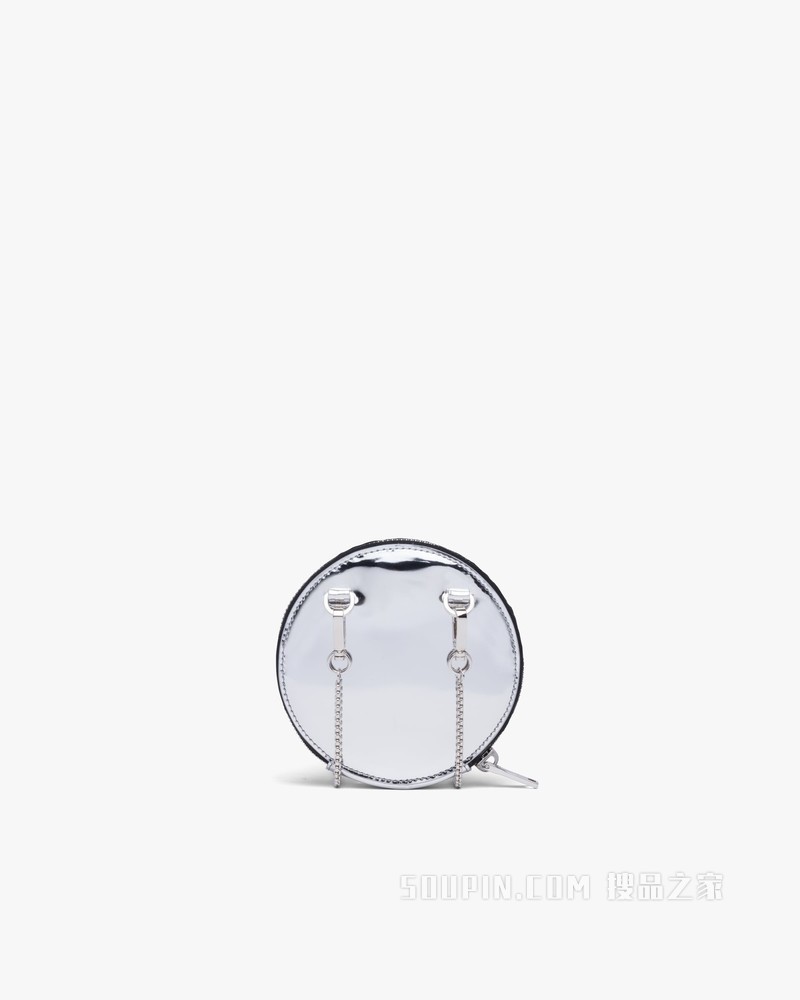 亮面皮革迷你手拿包