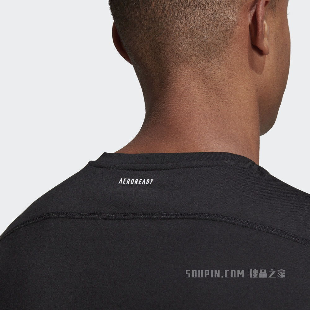 RUN LOGO TEE M 夏季跑步运动短袖T恤