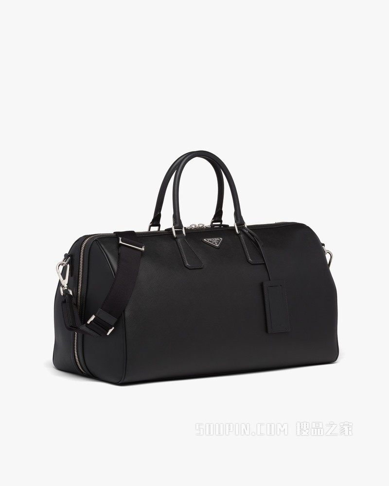 Saffiano 皮革旅行袋