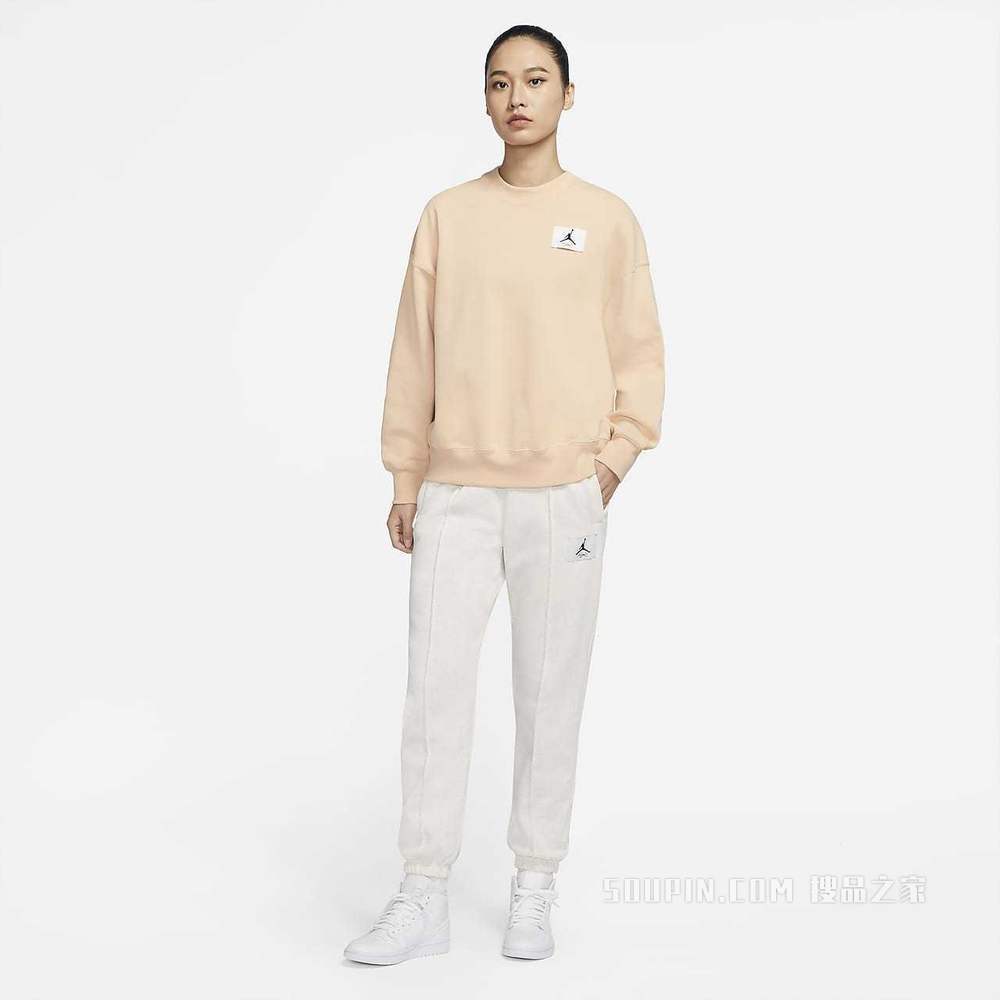 Jordan Essentials 女子针织圆领运动衫