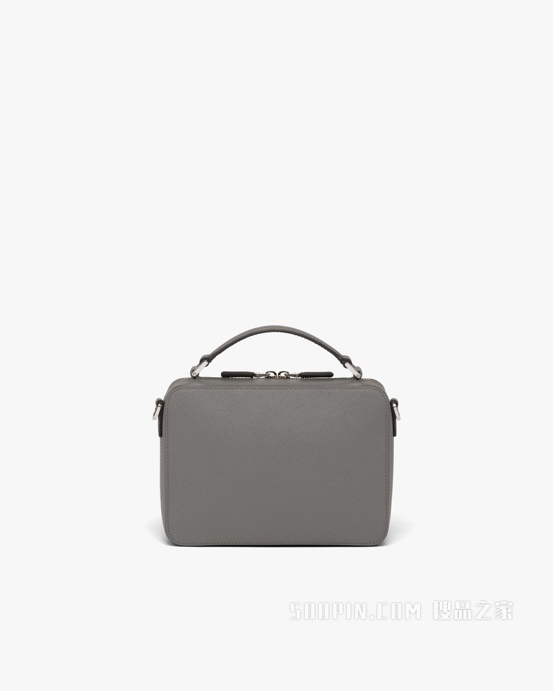 PRADA/普拉达】Prada Brique Saffiano 皮革手袋