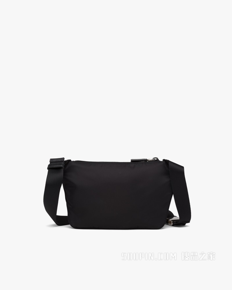 Re-Nylon 再生尼龙和Saffiano 皮革单肩包