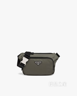 Re-Nylon 再生尼龙和Saffiano 皮革单肩包