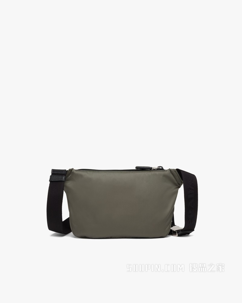 Re-Nylon 再生尼龙和Saffiano 皮革单肩包