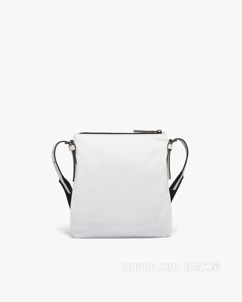Re-Nylon再生尼龙和Saffiano 皮革单肩包