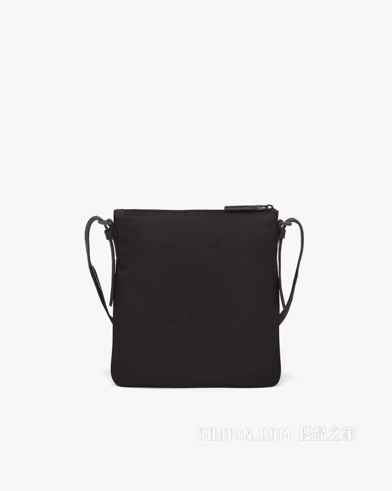 Re-Nylon再生尼龙和Saffiano 皮革单肩包