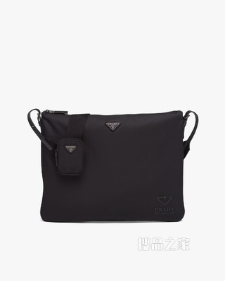 Re-Nylon再生尼龙和Saffiano 皮革单肩包