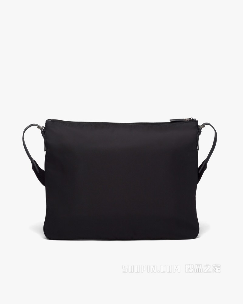 Re-Nylon再生尼龙和Saffiano 皮革单肩包