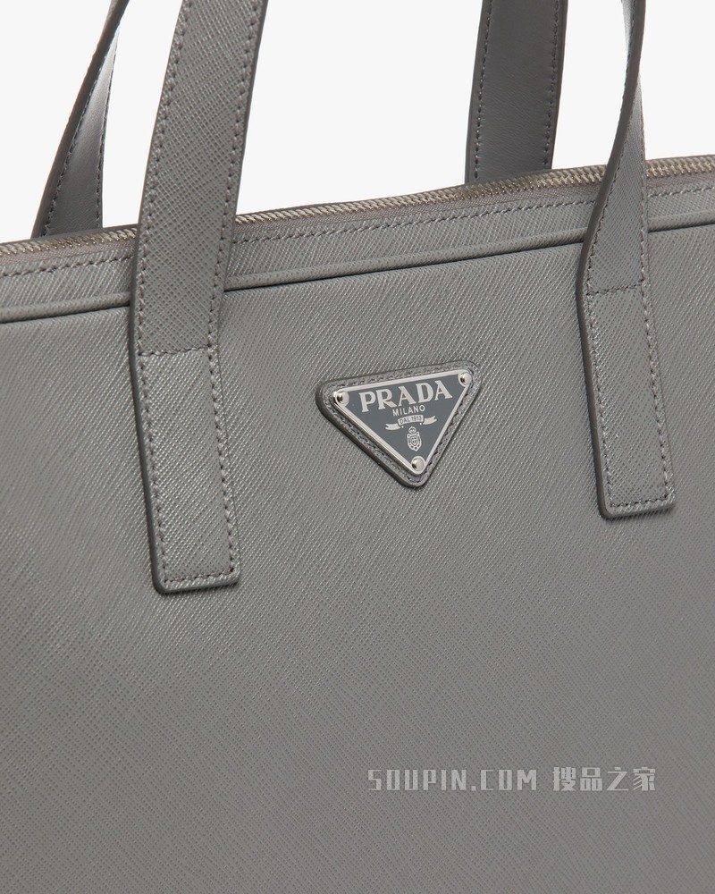 Saffiano 皮革公文包