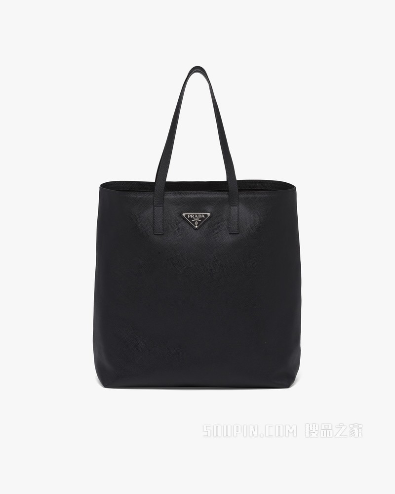Saffiano 皮革托特包