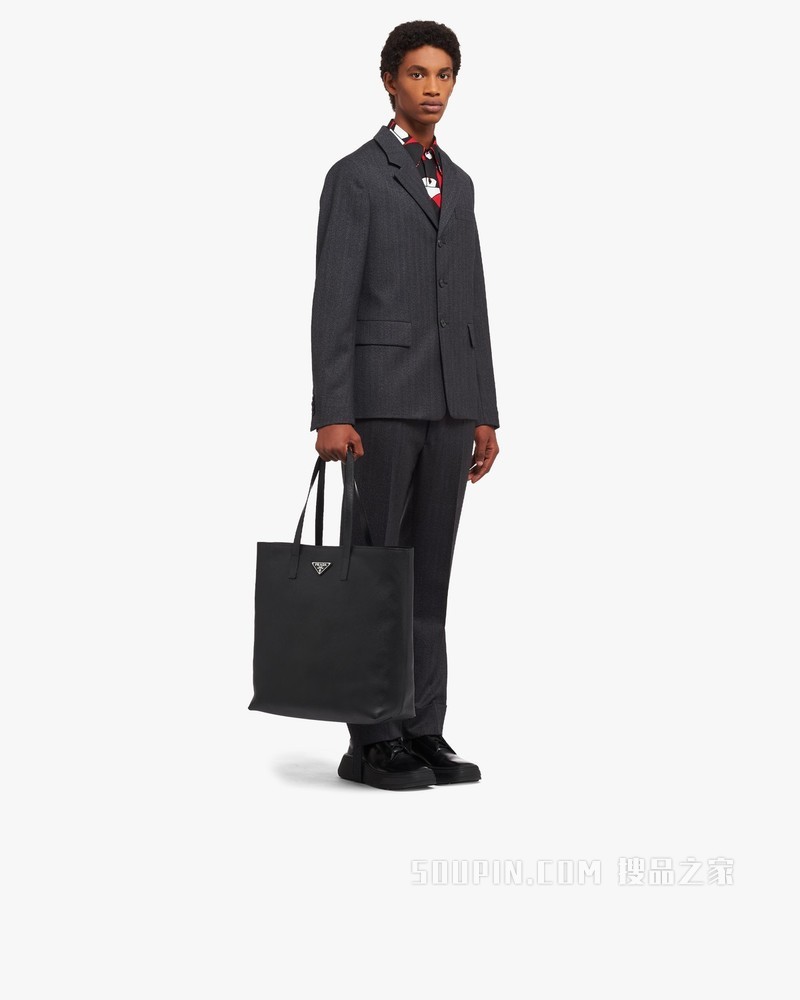 Saffiano 皮革托特包