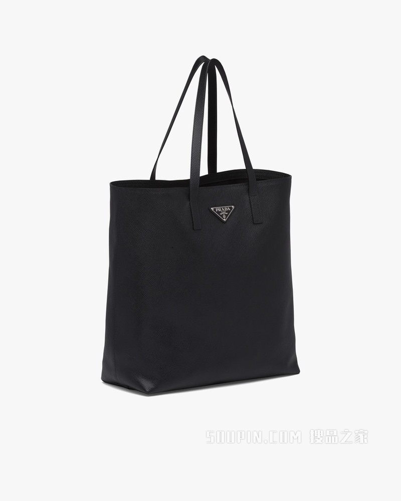 Saffiano 皮革托特包