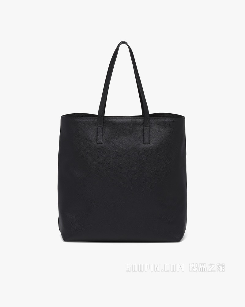 Saffiano 皮革托特包