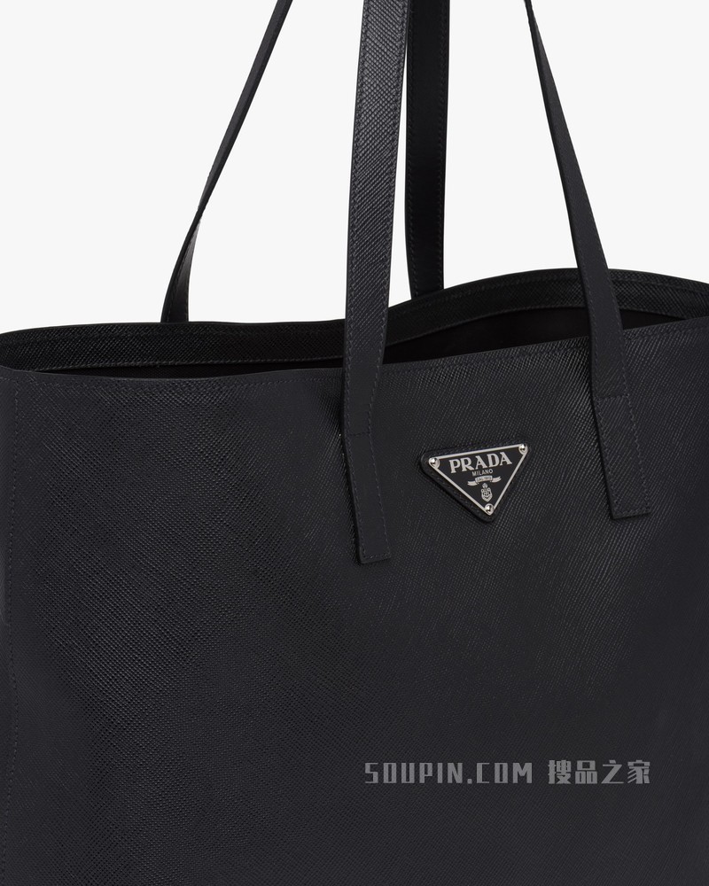 Saffiano 皮革托特包