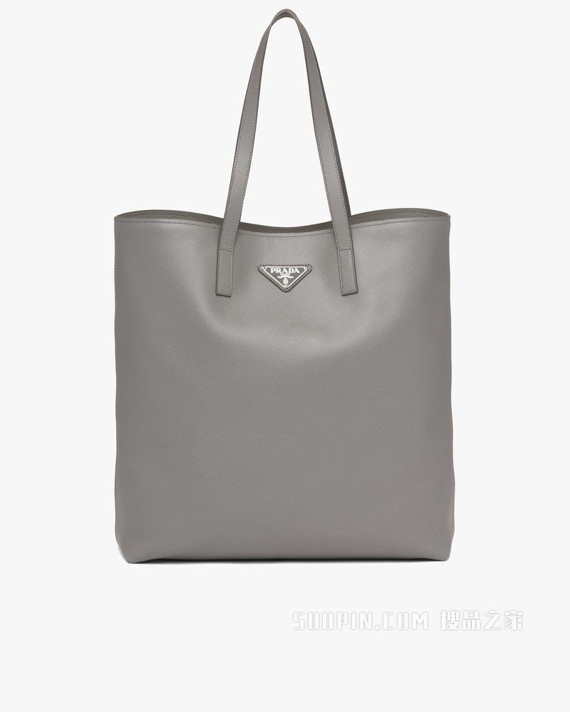 Saffiano 皮革托特包