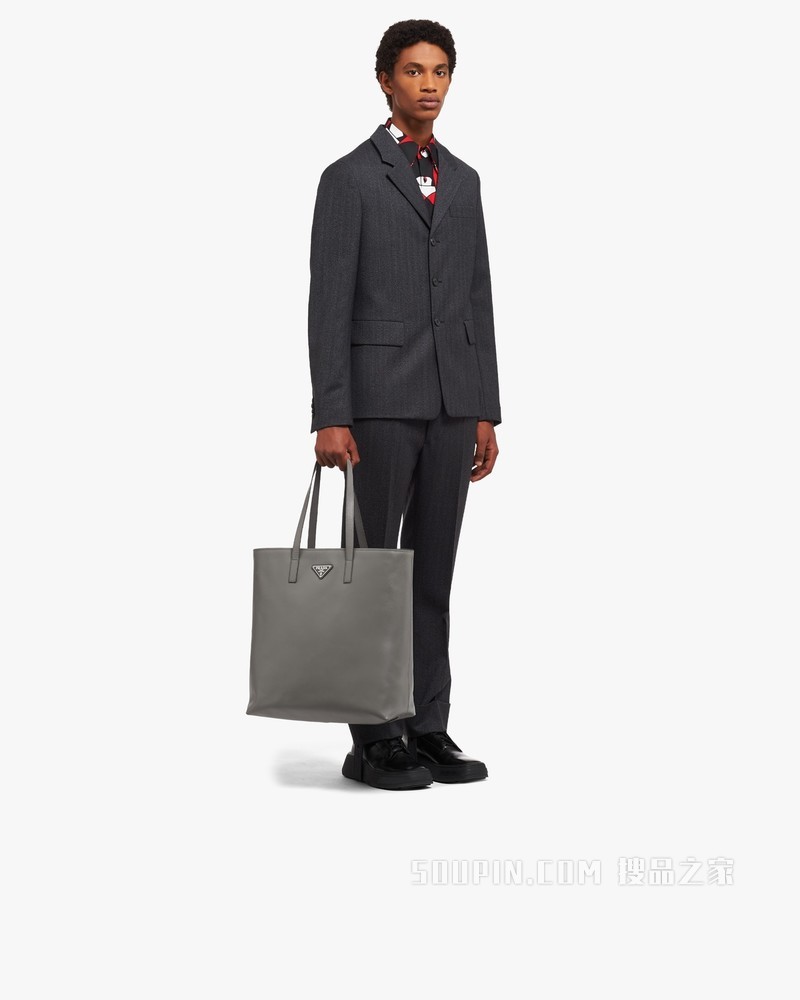 Saffiano 皮革托特包