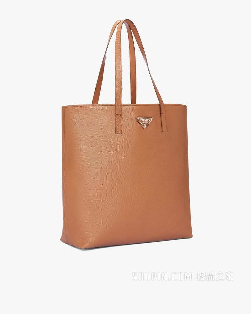 Saffiano 皮革托特包