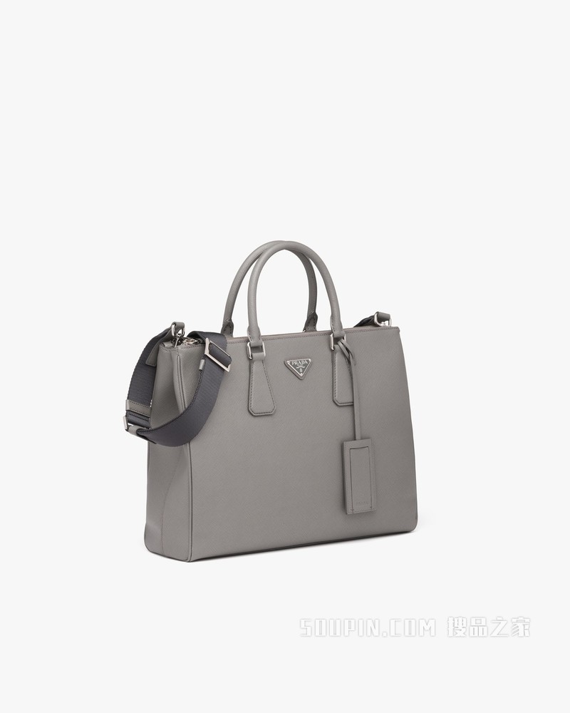 Prada Galleria Saffiano 皮革中号手袋