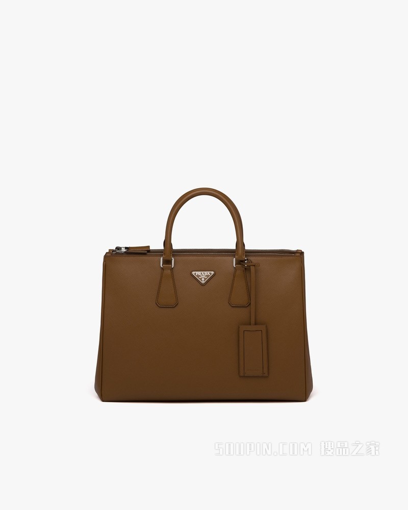 Prada Galleria Saffiano 皮革中号手袋