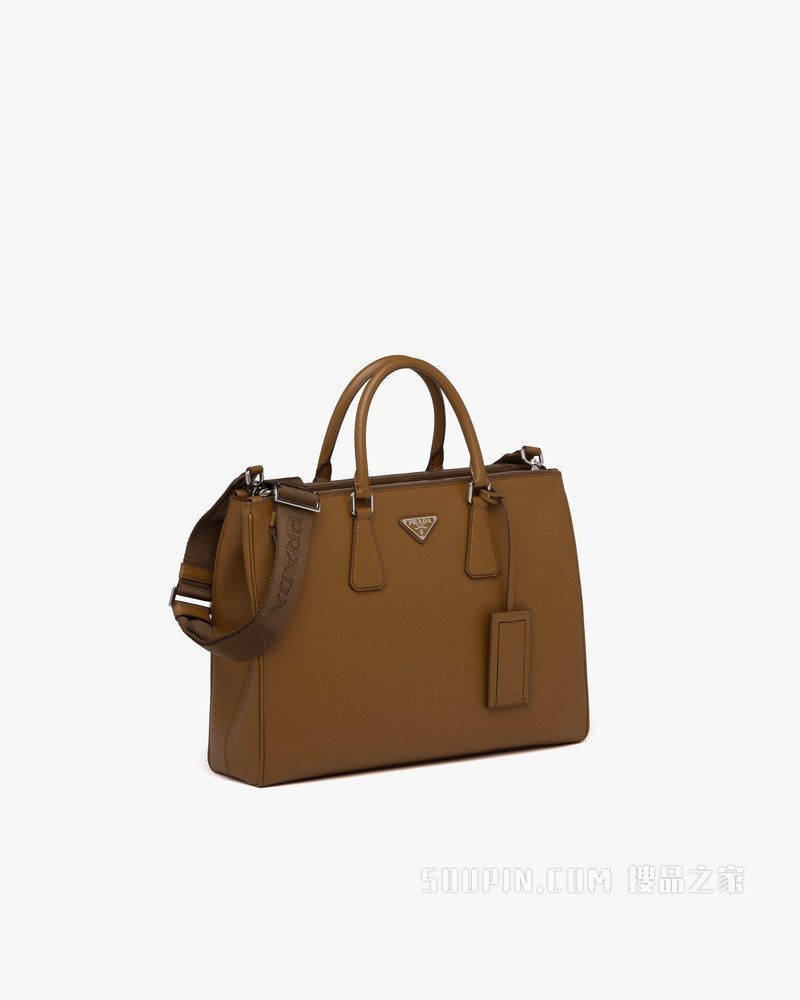 Prada Galleria Saffiano 皮革中号手袋