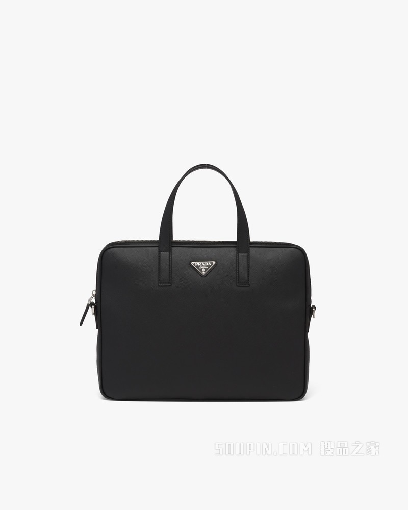 Saffiano 皮革公文包