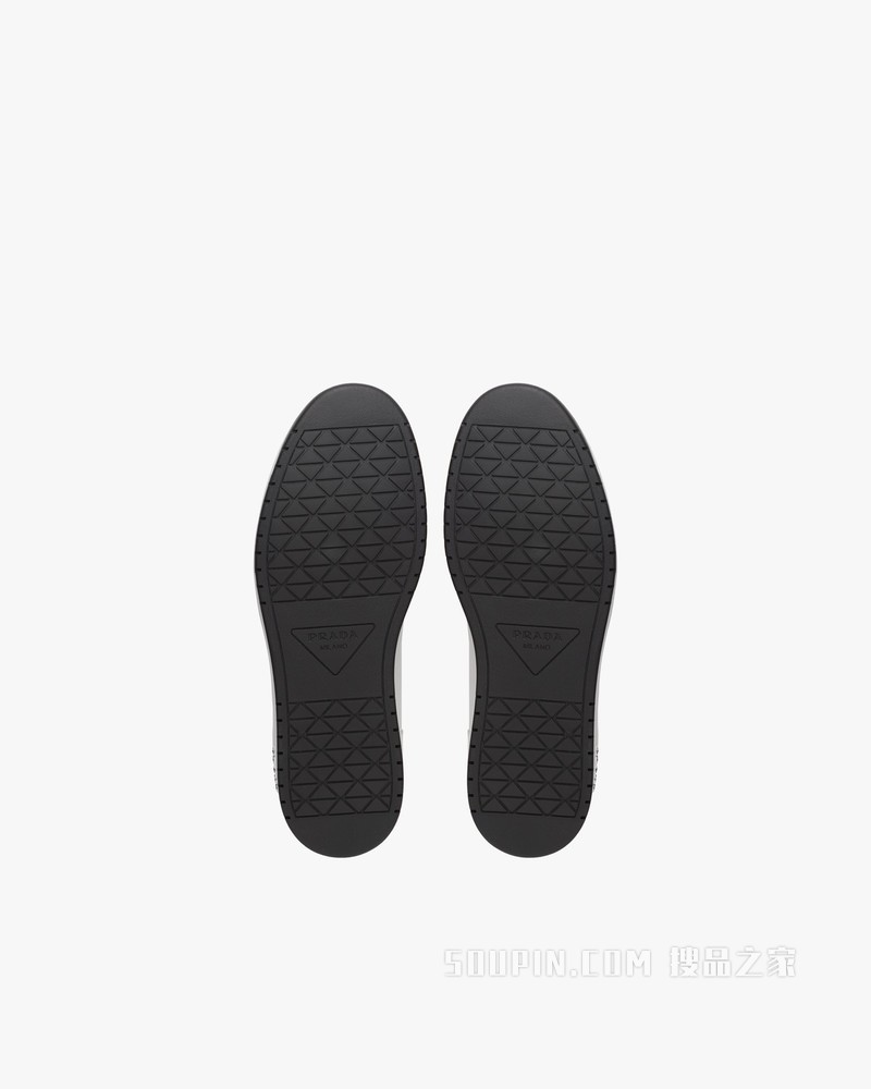 District 皮革高帮运动鞋