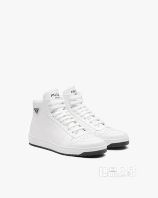 Downtown 皮革高帮运动鞋