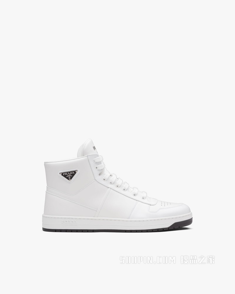 Downtown 皮革高帮运动鞋