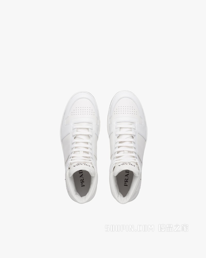 Downtown 皮革高帮运动鞋