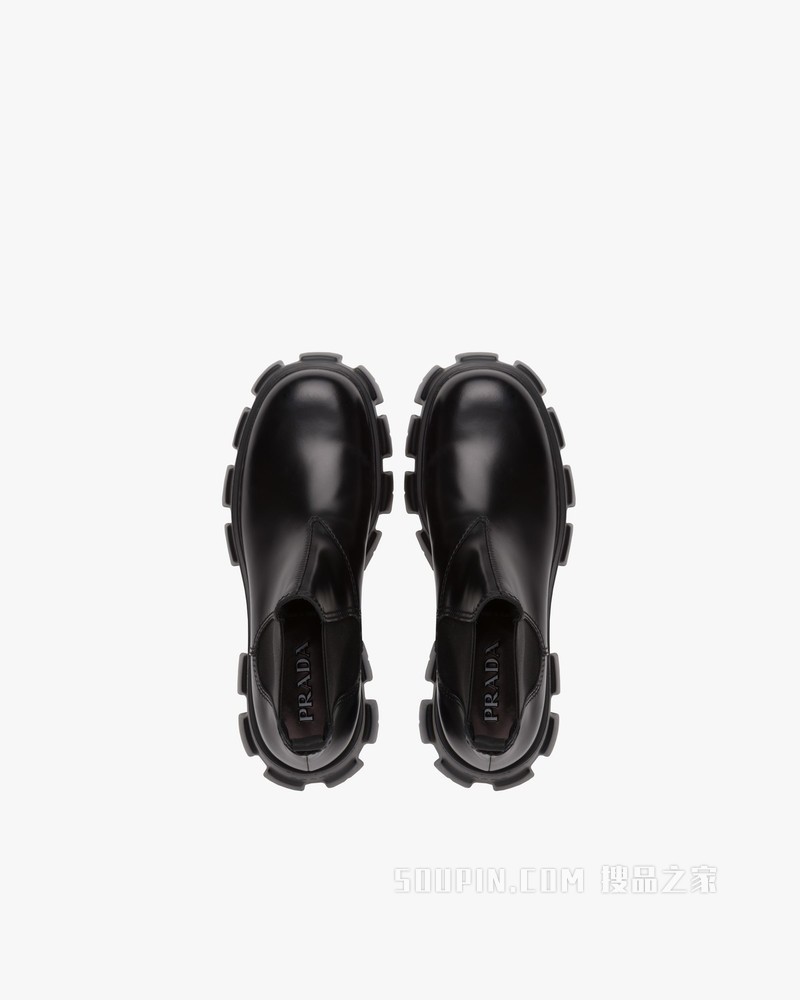 Monolith 亮面皮革切尔西靴
