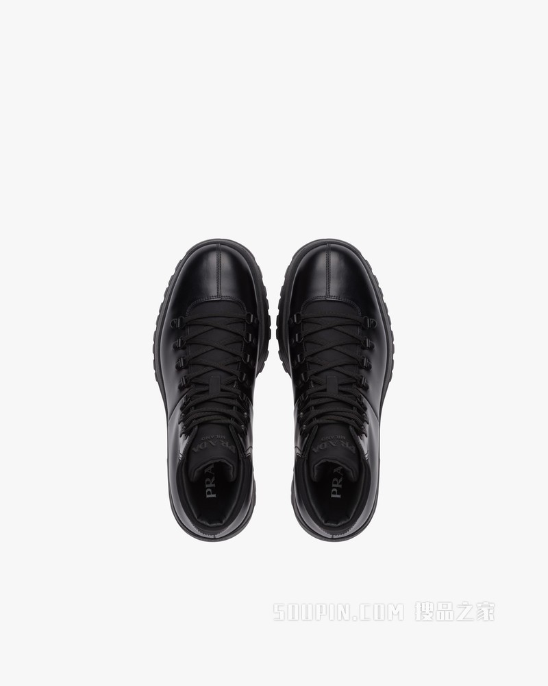 Brixxen 亮面皮革短靴