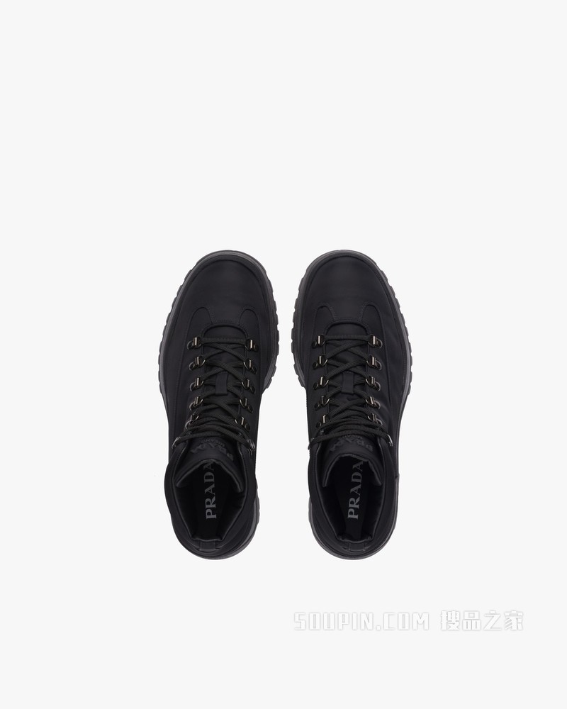 Re-Nylon再生尼龙华达呢短靴