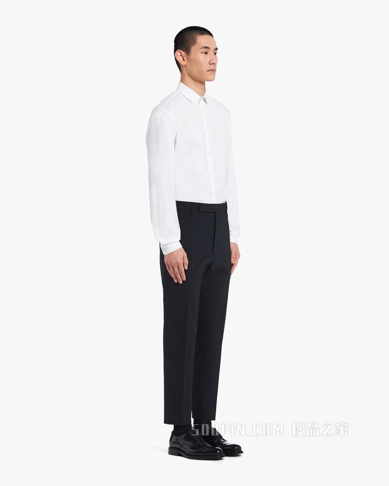 弹力织物长裤