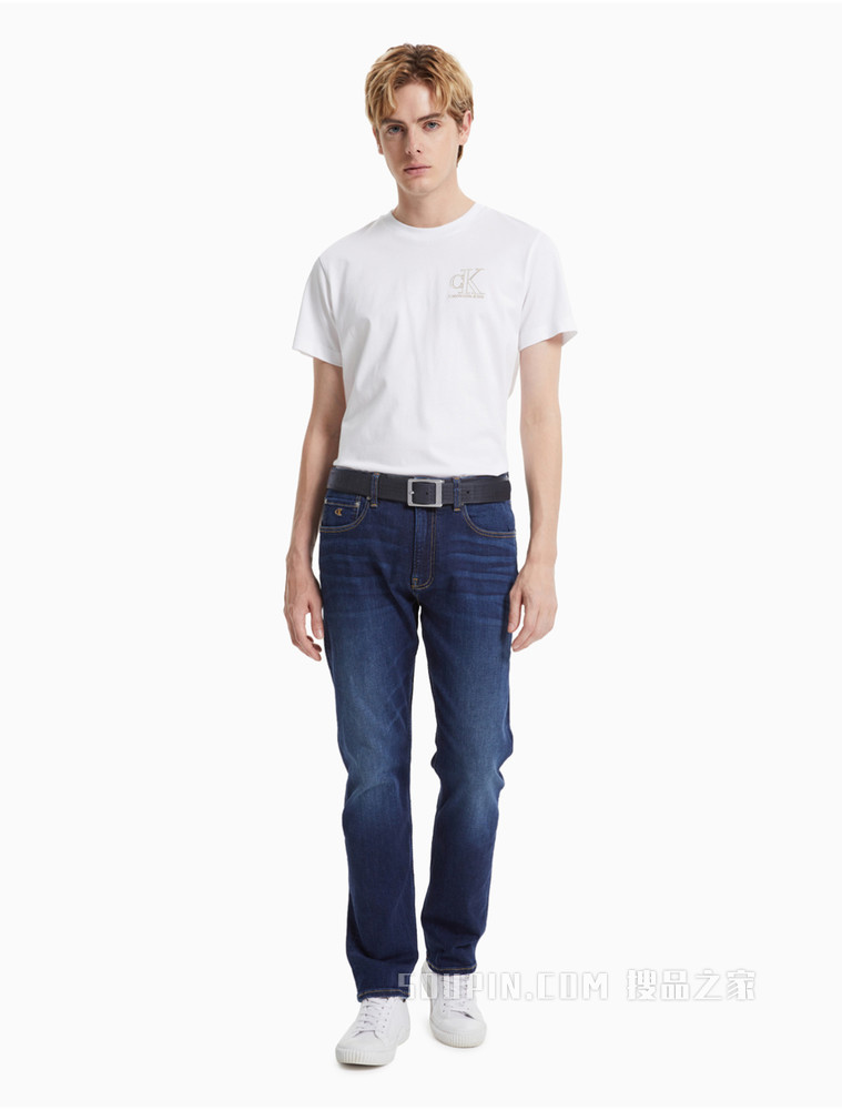 【圣诞礼物】Calvin Klein 男士双面金属头牛皮腰带HC0656
