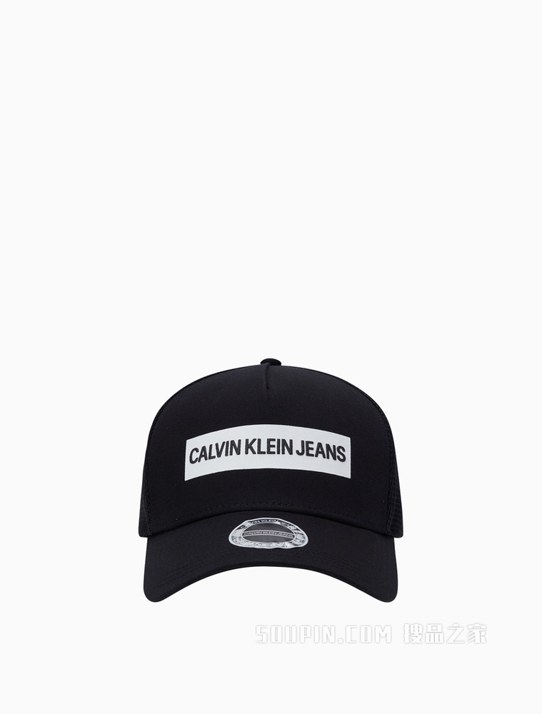 【圣诞礼物】Calvin Klein 男士胶框LOGO网眼棒球帽K507053