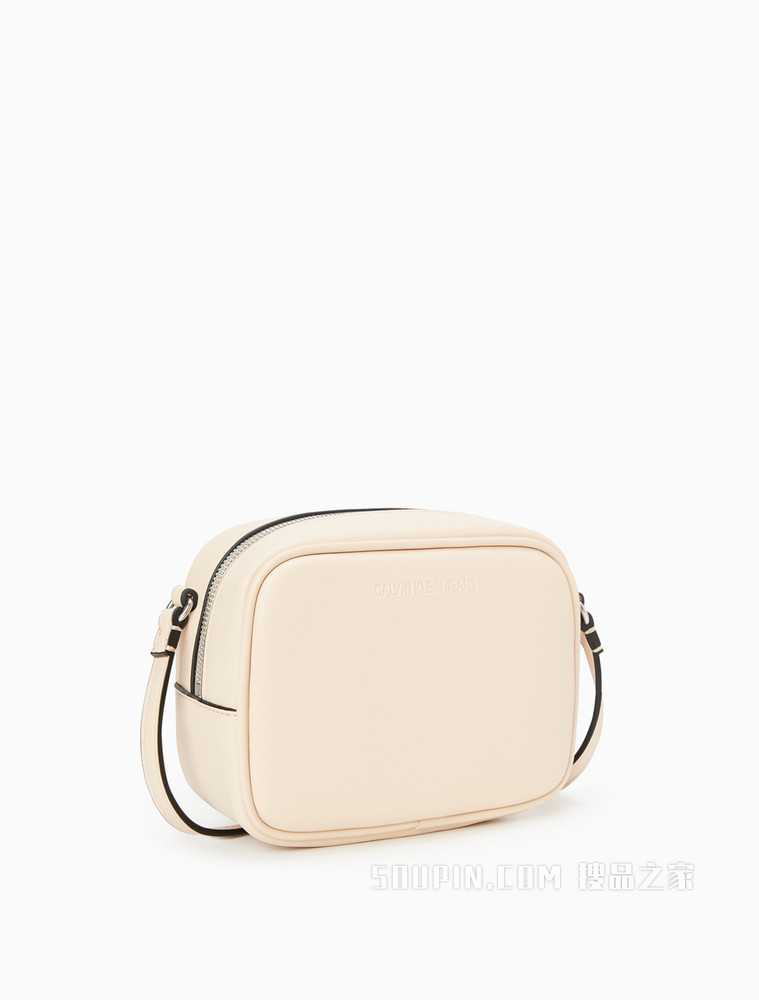 【圣诞礼物】Calvin Klein 女包层叠LOGO印花长方形相机包DH2790