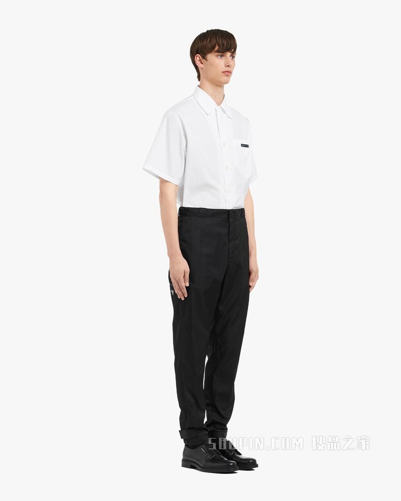 尼龙华达呢长裤
