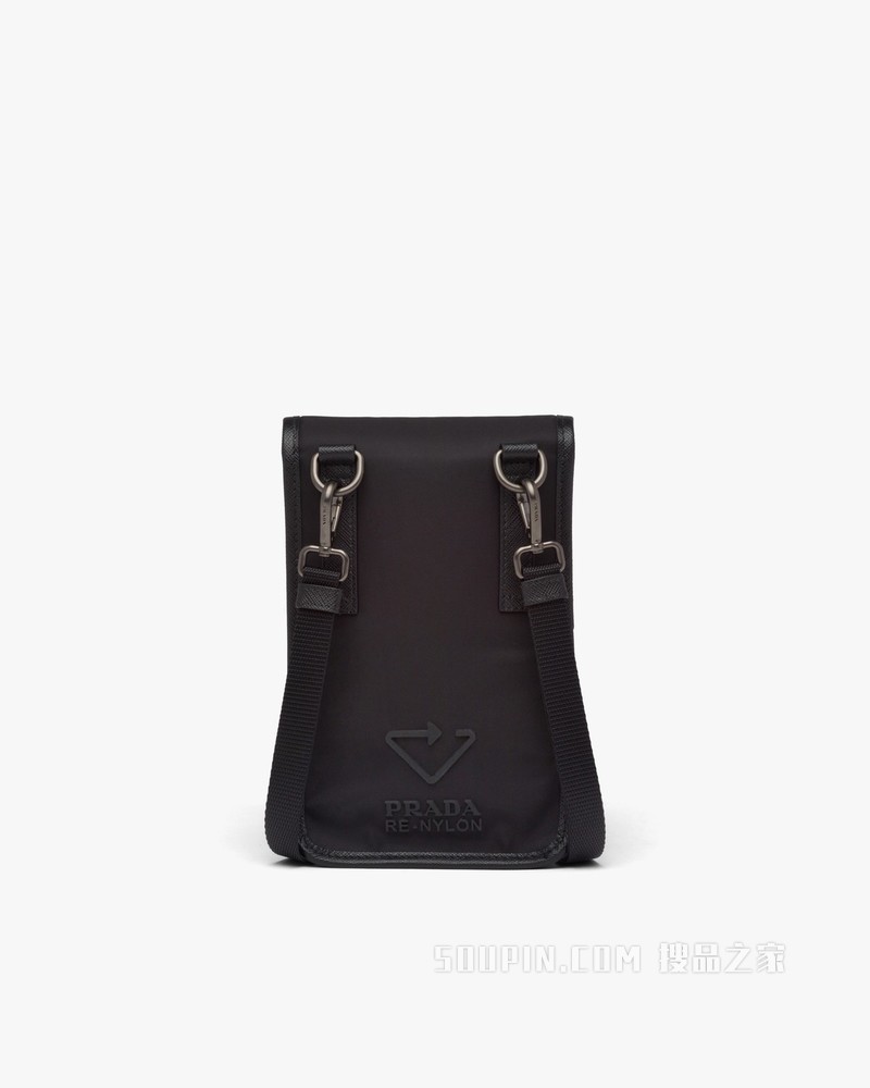 Re-Nylon再生尼龙和Saffiano 皮革手机包