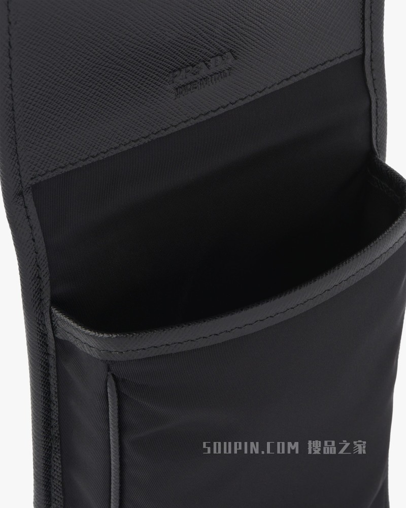 Re-Nylon再生尼龙和Saffiano 皮革手机包